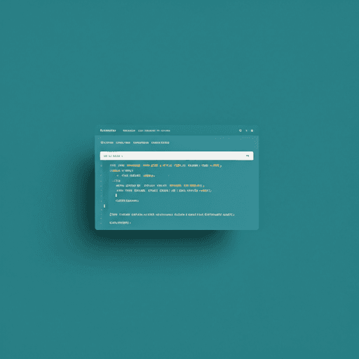 Clean minimalist code interface preview